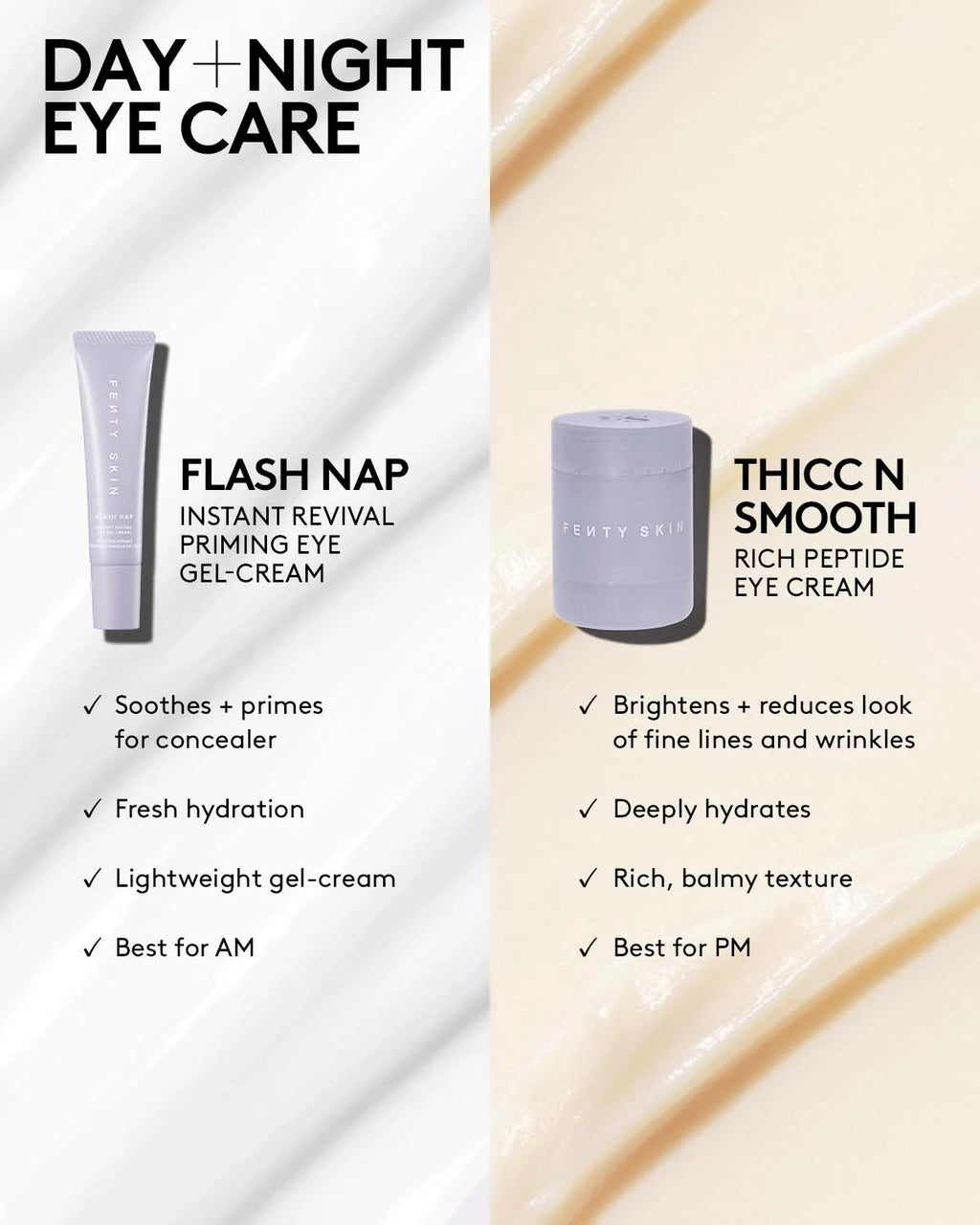 FENTY SKIN Flash Nap Instant Revival Priming Eye Gel-Cream + Eye Massage Tool