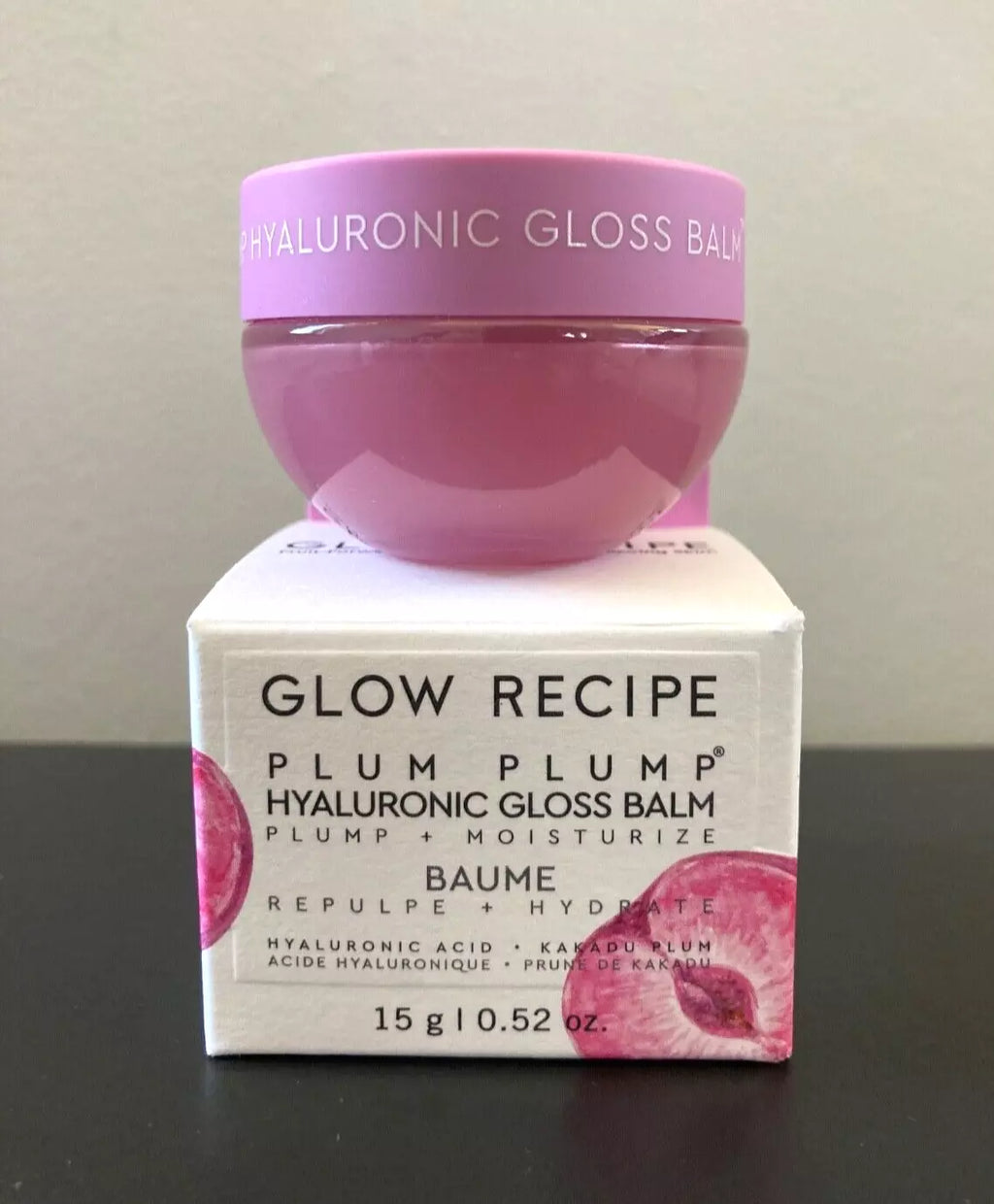 GLOW RECIPE Plum Plump Hyaluronic Gloss Balm