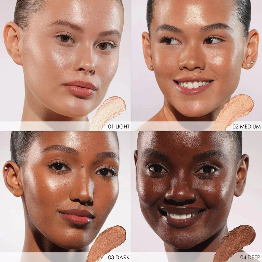 NATASHA DENONA HY-GEN Highlighting Bouncy Face Powder tono light 01