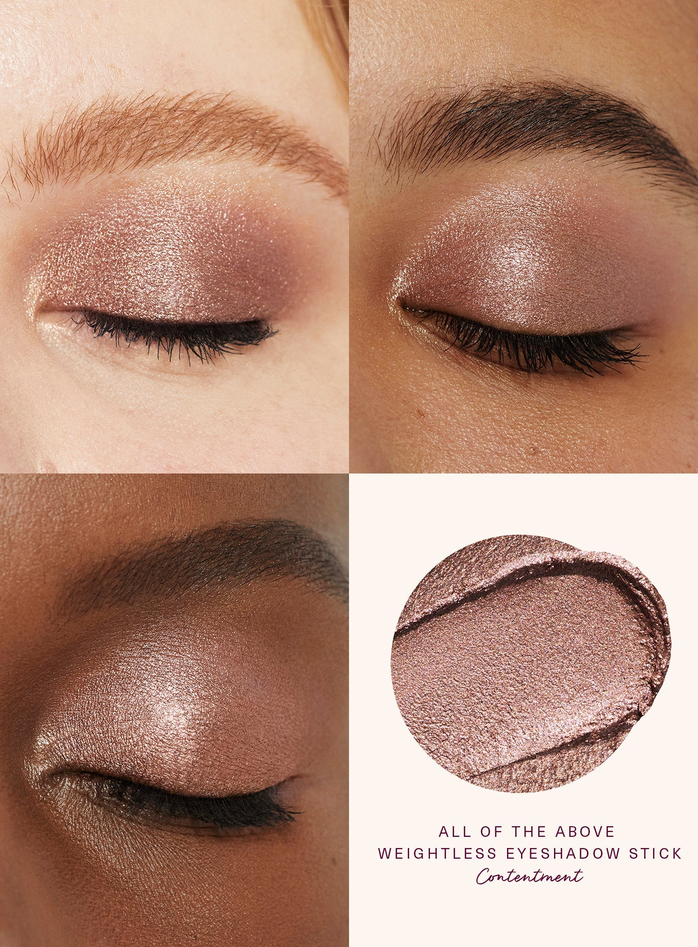 Rare Beauty All of the Above Weightless Eyeshadow Stick tono CONTENTMENT